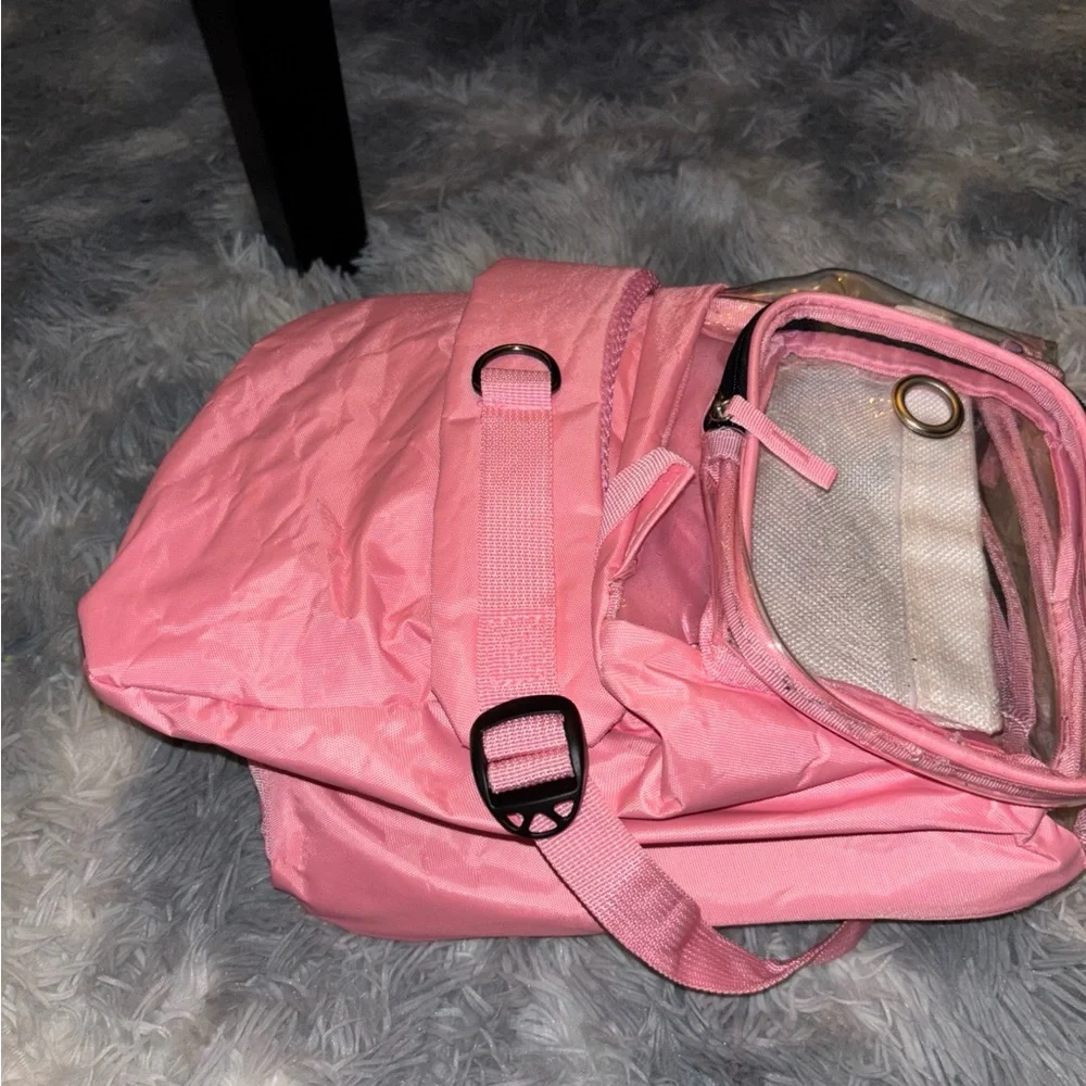 Yudodo Pink Mesh breathable Large Pet Carrier Backpack NWT